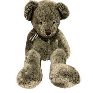 Russ Berrie Bears From The Past "Ashley" Greenish/Grayish 13" Handcrafted w/tags